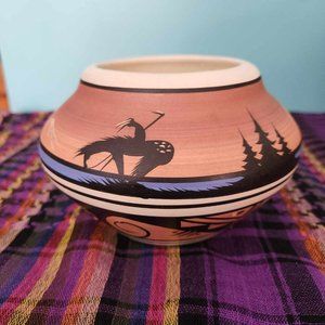 Southwestern Design Pottery by Mike Navajo
